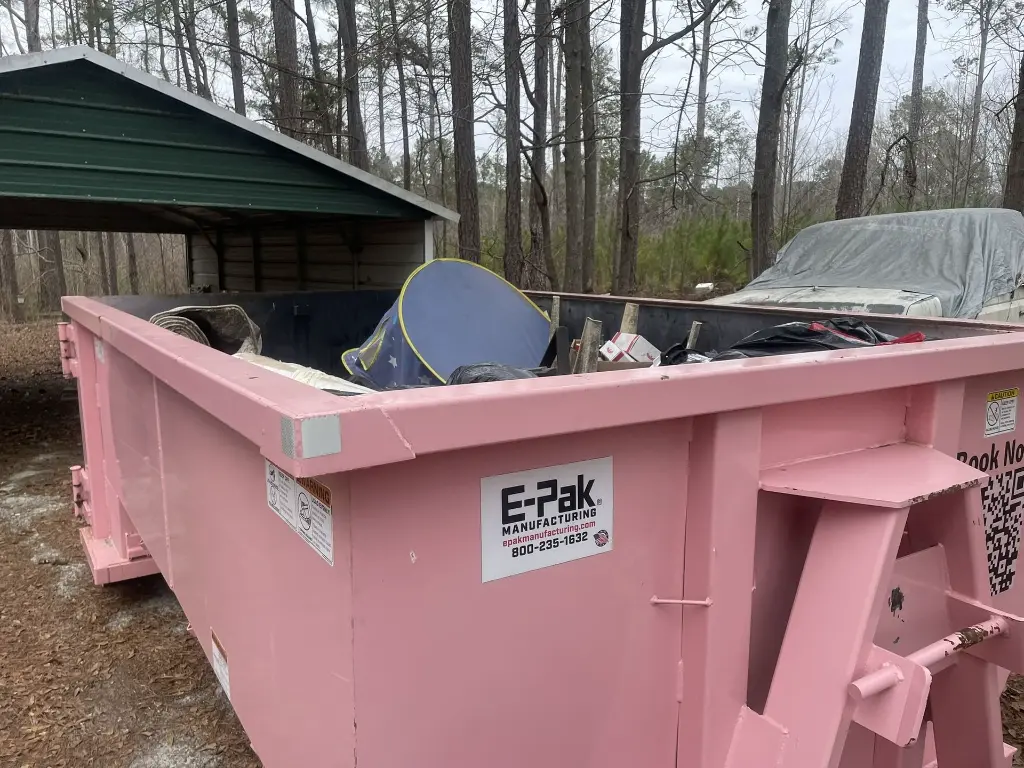 The Little Junker full 11 yard dumpster