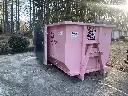 16 Yard dumpster with door open