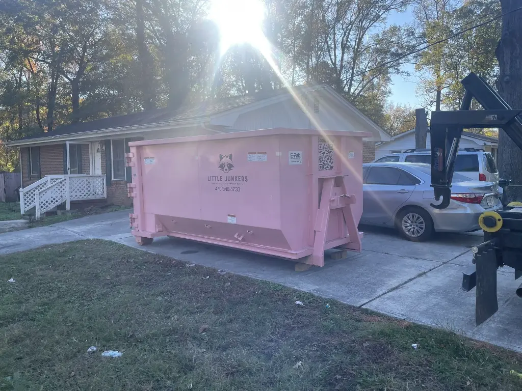 Mighty middler 16 yard dumpster